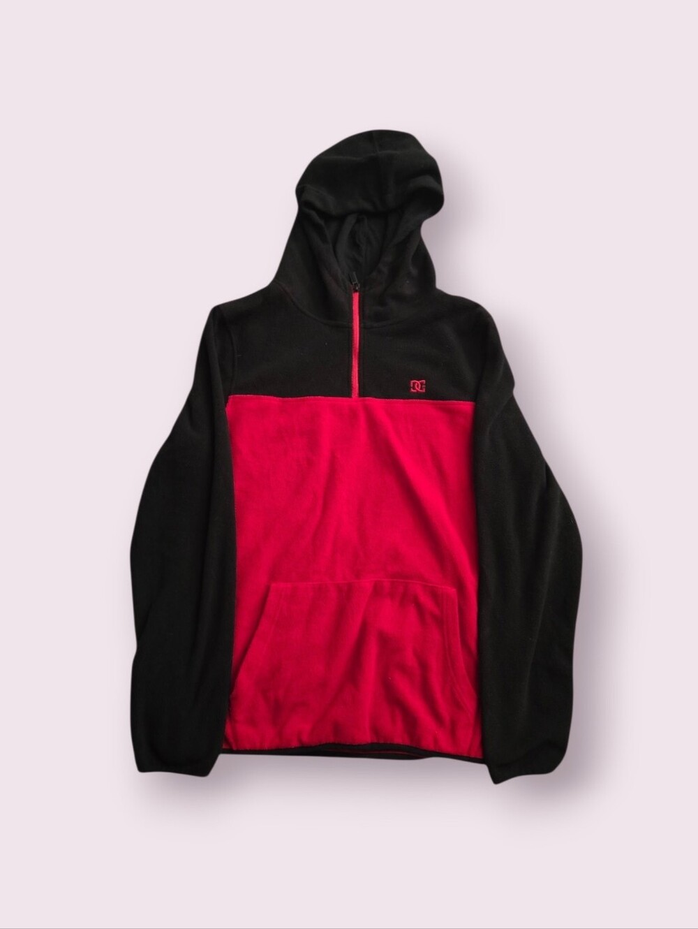 Ds Shoes half-zip fleece hoodie